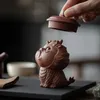 Purple Clay Tea Pet Boutique można podnieść, aby przyciągnąć bogactwo Boskie bestie Dragon Play