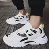 Men Casual Sport Shoes Fashion Men Running Shoes Fly Weave Air Mesh Sneakers Black Non Slip Footwear Breathable Jogging Shoe L29