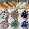 Summer Walk Slaafers Loro Piano Mens Woman Kleid flach mit niedrigem Wildleder Leder Moccasins Komfort Loafer Sneakers Senden Schuhe und Staubbeutel DC01