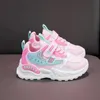 Kinderschoenen voor kinderen Meisjes Tennis Roze Sneakers 4-9y Peuters Sport EN hardloopschoenen 240119