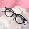 Occhiali da sole Occhiali da lettura ellittici da donna Nero Moda Uomo ad alta definizione Occhiali da presbiopia Gafas De Lectura da 1.0 a 4.0