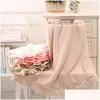 Couvertures Swaddling Double couche de coton Couverture douce et confortable Serviette de bain pour bébé Casual Skin Friendly Drop Livraison Kids M OTP7D