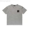 24SS Designer Amris T-shirt Chao marque lettres avant et arrière imprimées hip hop décontracté haute rue col rond manches courtes T-shirt à manches courtes