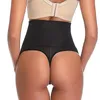 Kvinnors trosor Hög midja Magkontroll Kvinnor Thong Panty Shaper Slimming Underwear Bulfer Belly Shaping Cincher Brief Underpants