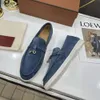 Loro Low Tops Openwalk Women Casual Shoes Men Suede Calf Skin Muller Shoe Brand Classic Walking Flats Luxury Designer Summer Charms Walk Piping Moccasins Loafers