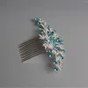 Hair Clips Bride Wedding Comb For Women Girls Bridesmaid Accessories Decorative Jewelry Prom Party