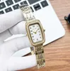 designer watch Small gold bar series, original steel belt series women's watch, stainless steel case original button, imported quartz movement, size 26MM