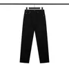 Pantalon de pierre Jeans noir Style Straight Tube Loose High Street Island Fashion Brand Mens and Womens