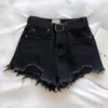 Shorts pour femmes gris Mini Denim années 90 esthétique Baggy jean Emo 2000s Y2k Vintage gland pantalon court vêtements Harajuku