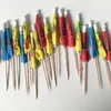 Forks 200PCS Ombrello da cocktail Picks Assortimenti Durevole Facile da installare da usare