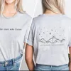 Mulheres Camisetas Acotar SJM T-shirt Mulheres Algodão Velaris Uma Corte de Espinhos e Rosa Camiseta Manga Curta Roupas Oversized