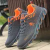 2021 Nya män Running Shoes Mesh Athletic Shoes Sneakers andningsbara sportskor Lätt män Lace-up Cyning Outdoor Shoes L29