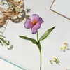 Dekorativa blommor Hållbara konstgjorda tulpan Nordisk stil Faux Silkblommor Arrangemang för bröllopsfestrum