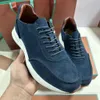 Luxe casual heren loro schoen platte sportschoenen lp walk sneakers brunello bc loro runner schoenen mocassin grote chaussure schuhe maat 45 46