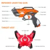 Laser Tag Battle Game Toy Guns Set Electric Infrared Induction Kids Strike Pistol for Boys Children Inomhus utomhussport 240202