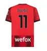 Ac PULISIC 23 24 120th REIJNDERS Soccer Jerseys GIROUD DE KETELAERE MILaNS RAFA LEAO REBIC Football Shirts Third Men Kids 2023 2024 KOCHE LOFTUS-CHEEK THEO Uniform 4XL