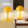 Lampes de table Lampe de champignon danoise E27 Night Light Chambre Chevet LED Lanterne Médiévale Creative Dimming Tactile Chambre Décorative Luminaire