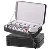 6/10/12 Girds Watch Case Organizer Портативный чехол для часов на молнии Браслеты Мужские и женские многофункциональные витрины 240124