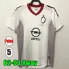 Maglie da calcio retrò manica lunga Kaka Baggio VAN BASTEN Pirlo Inzaghi Gullit Maldini Beckham Shevchenko Maglia vintage Maglia da calcio classica 06 96 97 09 07