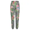 Pantalon pour femme Tropical Flamingo Baggy Femme Géométrique Imprimé Floral Pantalon de survêtement Motif d'automne Mode coréenne Pantalon grande taille Idée cadeau