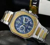 U1 najwyższej klasy AAA BR Watch Model Sport Chronograf Kwarc Ruch mechaniczny Bellross Luksusowy wielofunkcyjny zegarki Busines