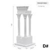 1Pc Architecture Model Roman Column Greek Temple Building Home Decoration European Decorative Plaster Pillar Resin Sculpture 240202