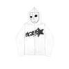 Men's Hoodies Y2K Gothic Zip Up Men Poker Face Graphic Hooded Women Harajuku Fashion Punk Streetwear Coat Oversize Sweatshirt Clothes