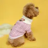 Dog Apparel Winter Sweater Twist Knot Button Pets Outfits High Neck Warm Jumper For Small Dogs Cat Costumes Coat Jacket Puppy Sweaters