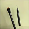 Makeup Brushes 2 Pieces/Set Eyebrow Contour Brush 0.06Mm Trathin Eyeliner Portable Small Angle Tool Drop Delivery Health Beauty Tools Otkvy