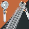 ZhangJi Double Sided Unique Shower Head Bathroom 3 Jettings Water Saving Filtration Round Rainfall Adjustable Nozzle Sprayer 240122