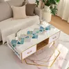 Table Cloth Cotton Linen Rectangle Dustproof Universal Waterproof Oilproof Printed Home Protective Cover Tea Tables Cloths