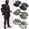 Taktisk stridsskyddande knäarmbågsskydd Pad Set Gear Sports Military Army Green Camouflage Elbow Kne Pads For Adult 240124