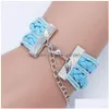 Braccialetti con ciondoli Aggiornamento Amore Infinito Lupo Bracciale Multistrato Avvolgente Cabochon in vetro Donna Bambini Gioielli di moda Consegna di goccia Dhxhl