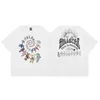 Designer Gallery Men's T-shirt Deep Women's T-Shirt Mönster T-shirt handdrawn Splash Letter Round Neck T-shirt kläder