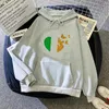 Sweats à capuche pour femmes Irlande Femmes Vintage Streetwear Haut à manches longues 90s Survêtement Femme Harajuku Pulls