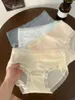 Women's Panties Japanese Thin Girl Mid-rise Lace Underwear Edges Raceless Simple Sweet Breathable Ice Silk Women