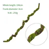 Dekorativa blommor Eva Foam Soft Artificial Tree Branches Thick Trunk Twigs Fake Vines Liana Rattan Garland för Wall Hanging Garden Home