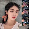 Klipy do włosów barrettes koreańskie duże pazurki elegancki mroczny akryl dla kobiet kucyk klip PIERWSZY kolor spinki do włosów upuszczenie biżuterii włosa ot3uf