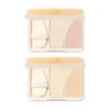 Judydoll Dual Texture Highlighter Matte Powder Cream Set 2 Farben zum Aufhellen des Gesichts-3D-Make-ups 240202