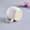 Bouteilles d'eau en céramique blanche, tasse Simple de grande capacité, en porcelaine, cadeau de ventre