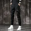 Men's Jeans Trousers Black Cargo For Men With Pockets Male Cowboy Pants Motorcycle Classic 2024 Trend Designer Autumn Clothing Denim