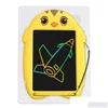 Grafiktabletts Stifte Cartoon LCD-Schreibtablett 8,5 Zoll elektronisches Ding Iti Colorf Sn Handschriftblöcke Pad Memoboards für Kinder Drop Ot9Xi