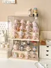 Blind Box Storage Display Stand Acrylic Transparent Lego Hand-made Decoration Display Cabinet for POPMart Dust-proof Display Box 240130