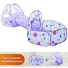 IMBABY Baby Playpen Foldable 3 In 1 Tunnel Toy Tent Balls Pool Kids Indoor Crawling Play House Childrens 240202