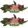 Decoratieve Bloemen 2 Stuks Kunstmatige Kandelaar Garland Ringen Voor Pijlers Ornament Krans Versieren Home Decor Kransen