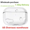 USA Stock For Airpods pro 2 air pods 3 Max Earphones airpod Bluetooth Headphone Accessories Solid Silicone Cute Protective Cover Wireless Charging Shockproof Case