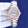 Diamond Women Watch Automatyczny ruch mechaniczny Sapphire Pasek ze stali nierdzewnej Wystrzega Wodoodporne zegarki Montre de Luxe