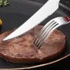 Ensembles de vaisselle 24x Silver Luxury Fork Spoon Knife Set Premium en acier inoxydable pour un dîner haut de gamme