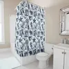 Distressed wooden anchor retro marine life nautical theme shower curtain bathroom curtain with hook bathroom curtain l220cm 240131