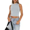 Women's T Shirts Solid Color Fashionable Casual Round Neck Slim Fitting Sexy Top Tops For Women Pack Swim